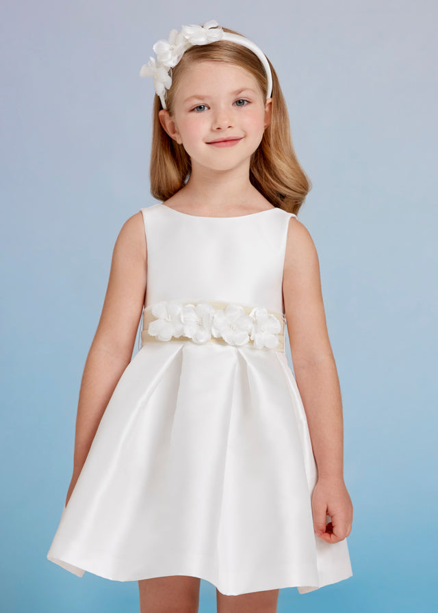 Abel and Lula MIKADO DRESS FLOWER GIRL Kids Chic