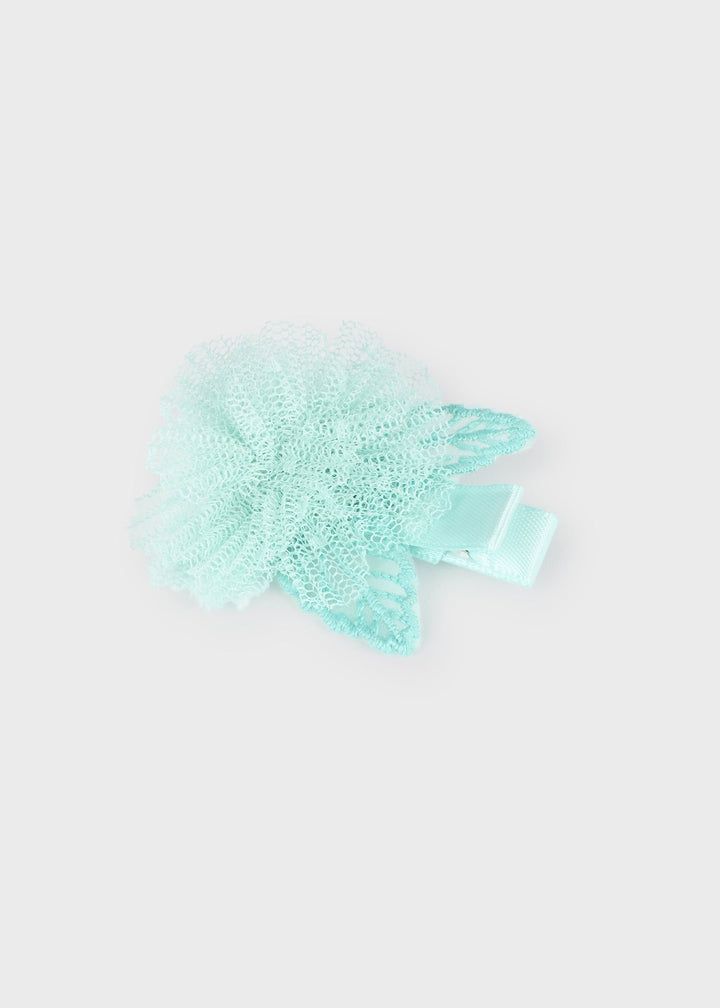 10672 - Hair clip for baby girl - Aqua - Kids Chic