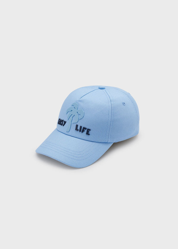 10718 - Hat for boy - Powder blu