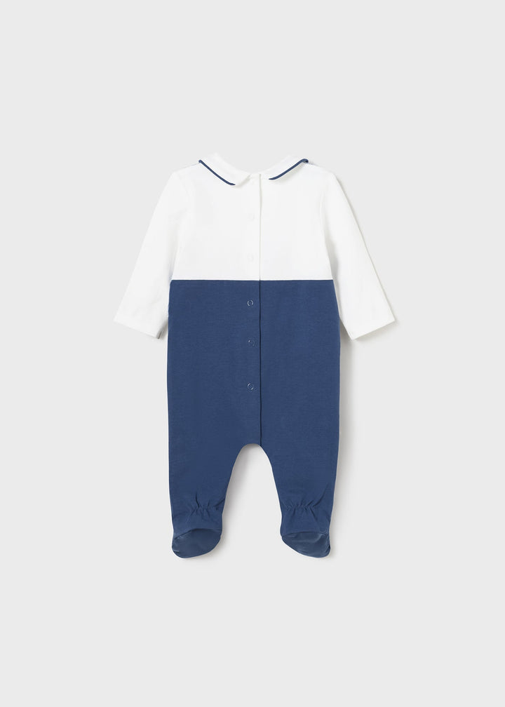 Mayoral Bodysuit in blue for babies.