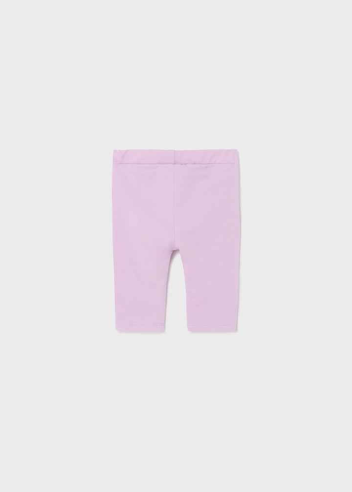 Mayoral 2 T-Shirts with Leggings Set in lullaby rose for newborns.