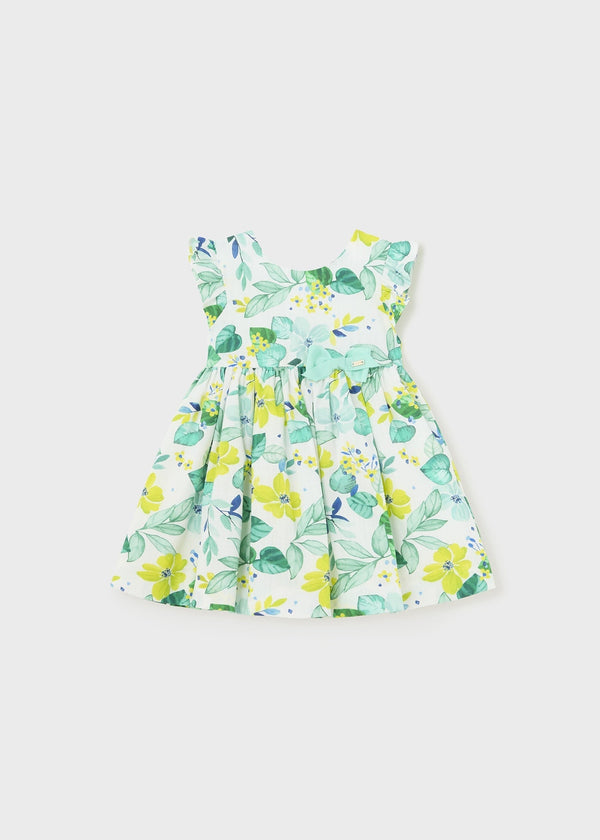 Mayoral Printed Dress in agate for girls.