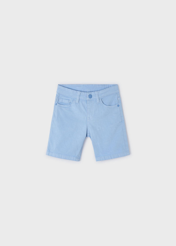 Basic 5 pockets twill shorts for boy- Mayoral kids clothing - Summer collection