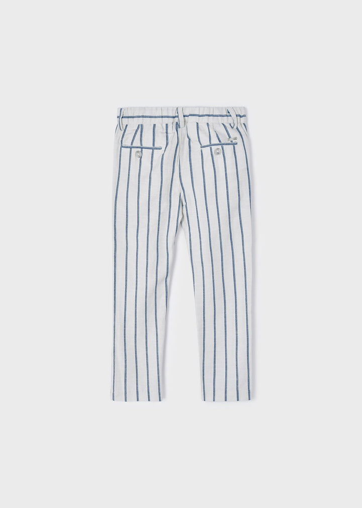 Striped suiting pants for boy- Mayoral kids clothing - Summer collection