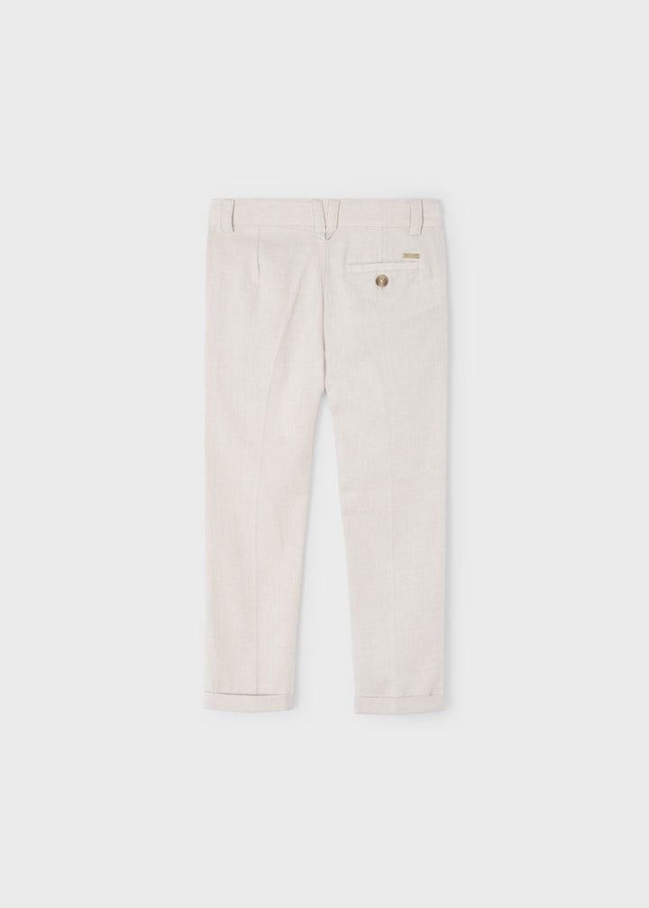 Linen suiting pants for boy- Mayoral kids clothing - Summer collection