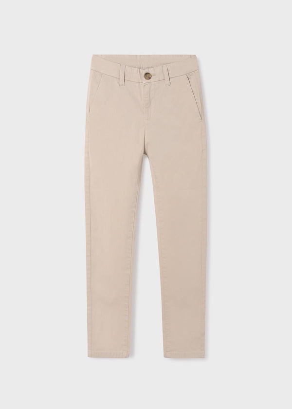 530 - Basic trousers for teen boy - Cream