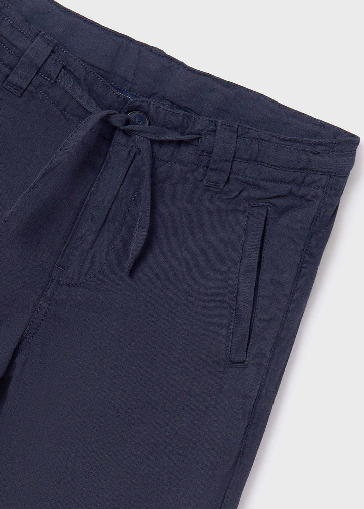 6506 - Linen pants for teen boy - Navy - Kids Chic