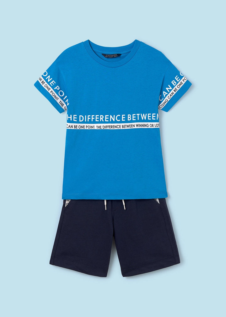 Knit set for teen boy- Mayoral kids clothing - Summer collection