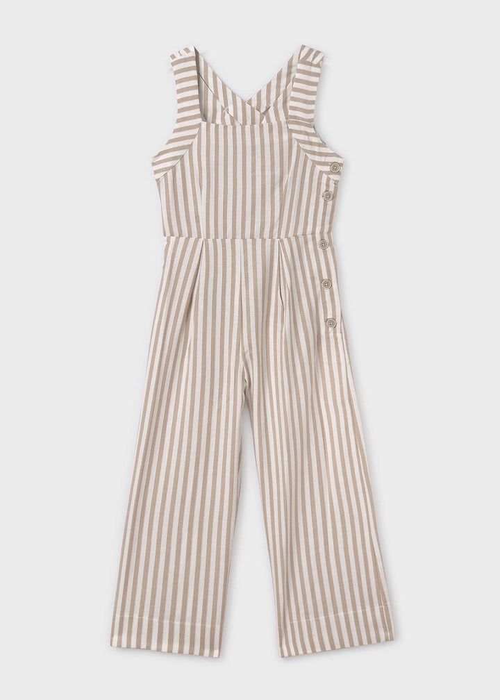 Stripes jumpsuit for teen girl- Mayoral kids clothing - Summer collection