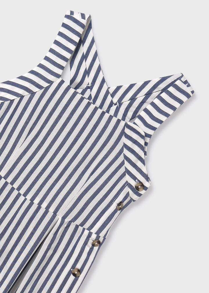 Stripes jumpsuit for teen girl- Mayoral kids clothing - Summer collection
