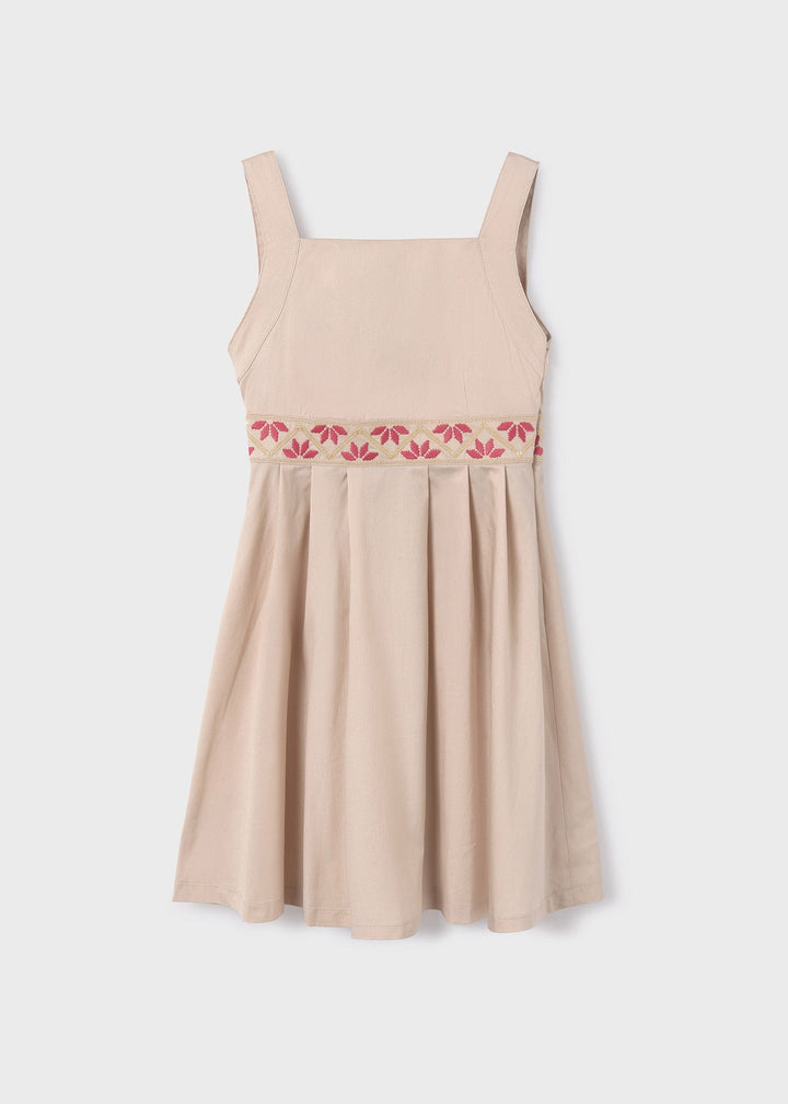 Embroidered dress for teen girl- Mayoral kids clothing - Summer collection