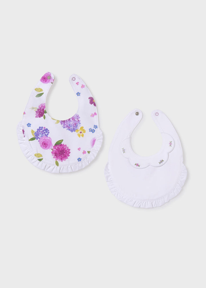 9417 - 2 bibs set - White - Kids Chic