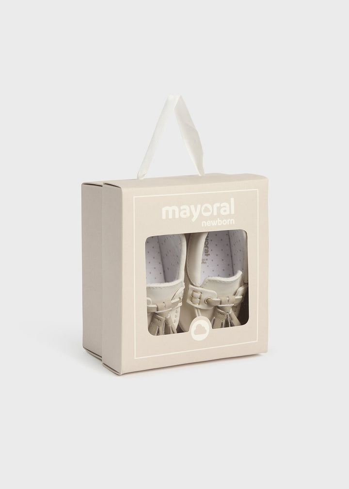 Moccasins for newborn boy- Mayoral kids clothing - Summer collection