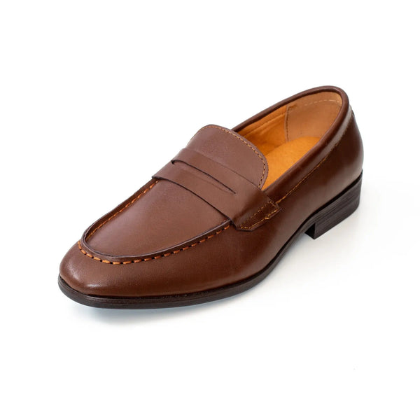 Comfortable and stylish brown leather shoes for Boys.