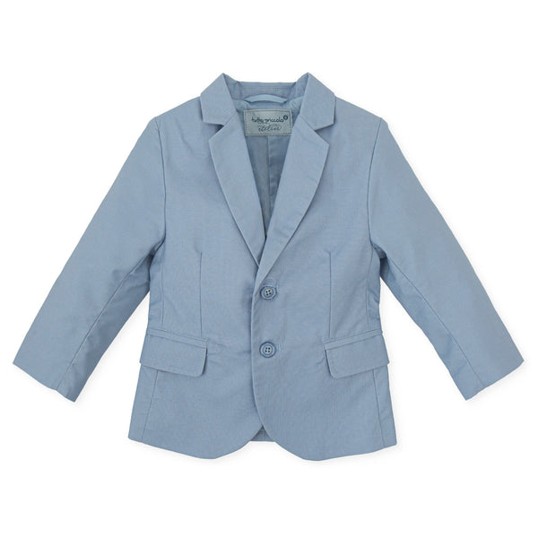 Elegant ceramic-colored Aikido woven waistcoat, a chic addition to any child's wardrobe for dressing up summer outfits.