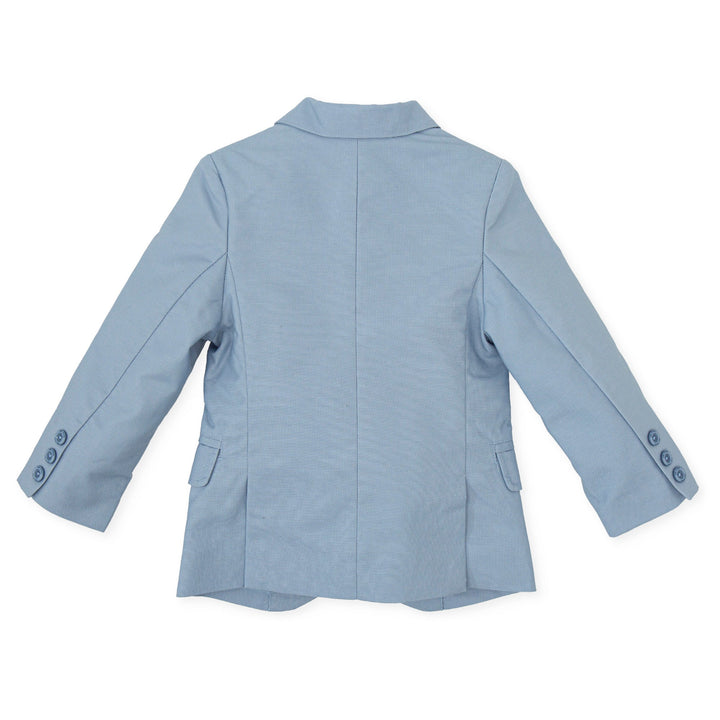 Elegant ceramic-colored Aikido woven waistcoat, a chic addition to any child's wardrobe for dressing up summer outfits.