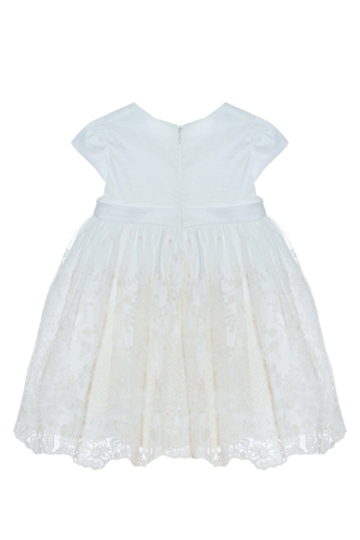 Dress Special Occasion Girl - Ecru Embroidered - Kids Chic
