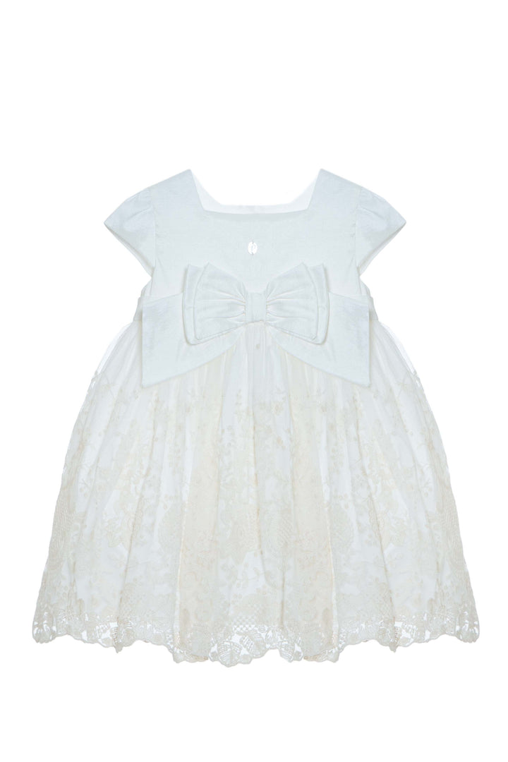 Dress Special Occasion Girl - Ecru Embroidered - Kids Chic