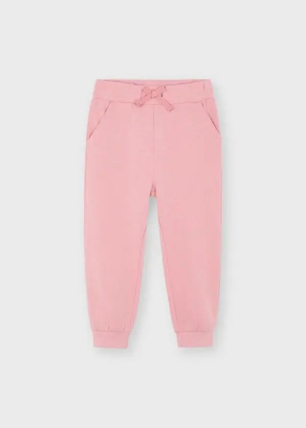 Fleece jogger pants for girl - Light Rose Mayoral