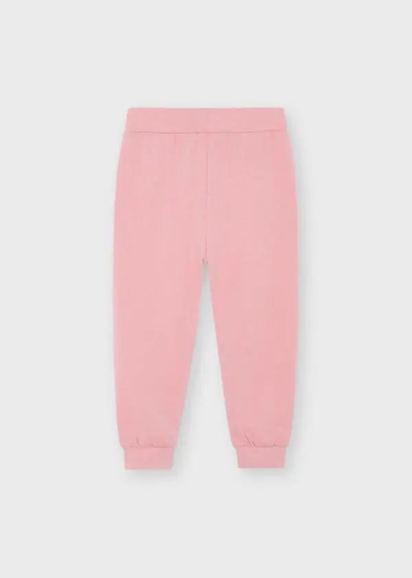 Fleece jogger pants for girl - Light Rose Mayoral