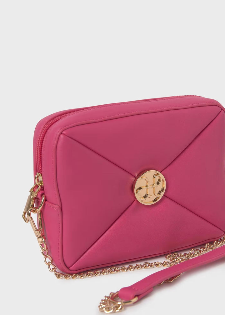 Girl Logo Quilted Bag - Fuchsia - Kids Chic