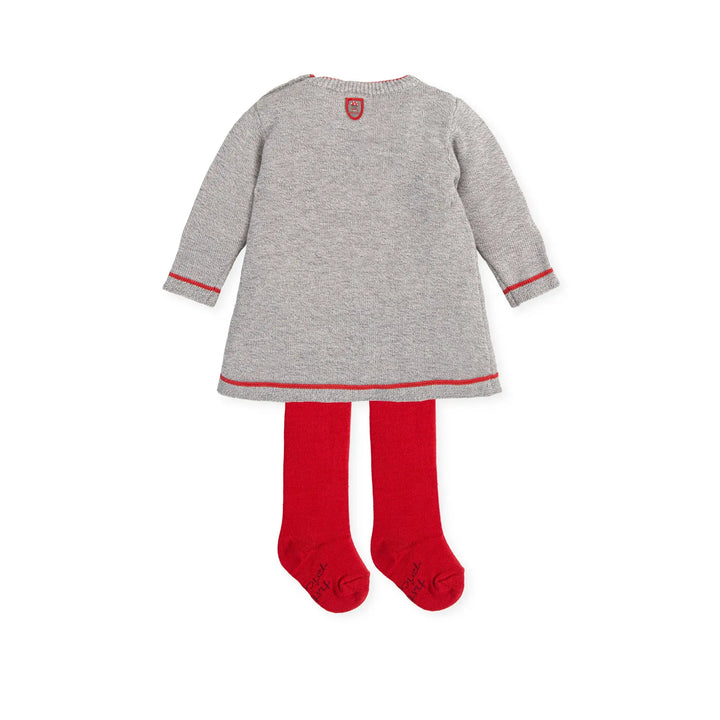 Girls Vestido tricot c/ leotardos Tutto Piccolo