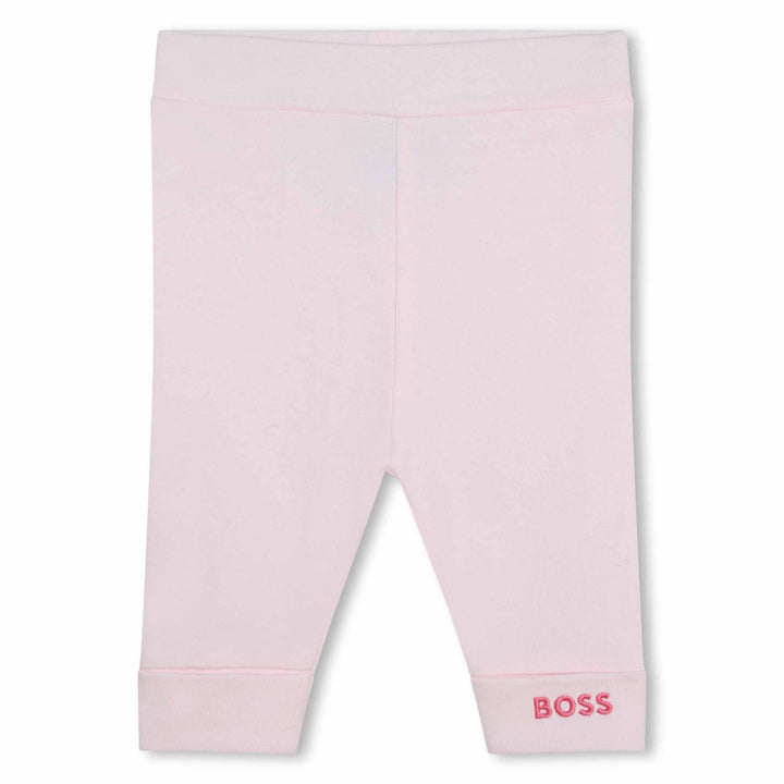 Girls Pink Legging BOSS