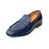 Navy leather shoes for baby boys, combining elegance and comfort.