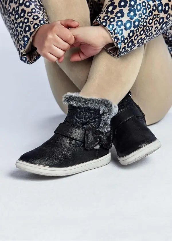 Padded boots for girl - Black Mayoral