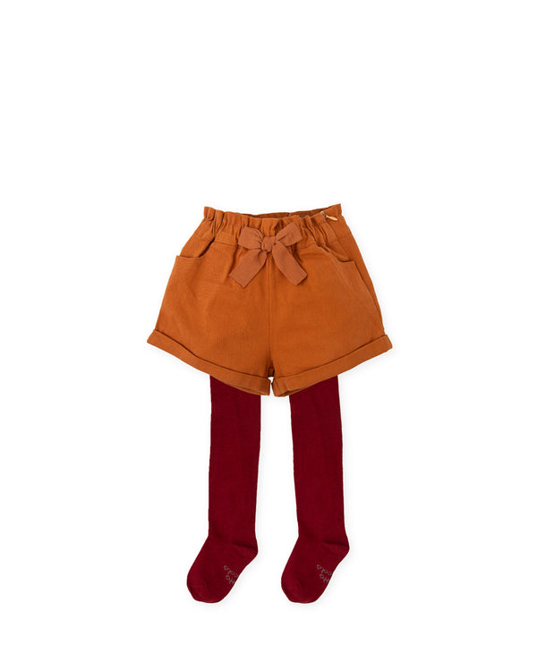 SHORTS & TIGHTS - DARK ORANGE