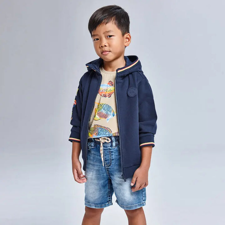 Soft Demin Jogger Shorts for Boy Light Mayoral