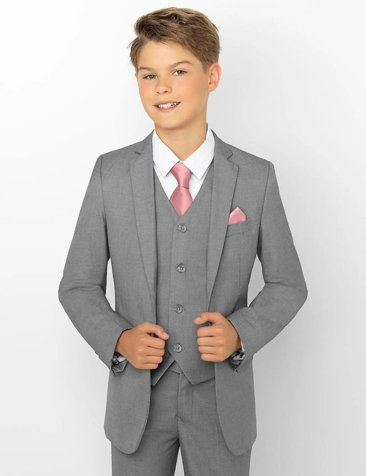 Suit for boys: 3 pieces Set - Grey Kids Chic