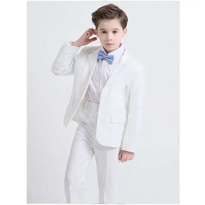 Suit for boys: 3 pieces Set - White Kids Chic