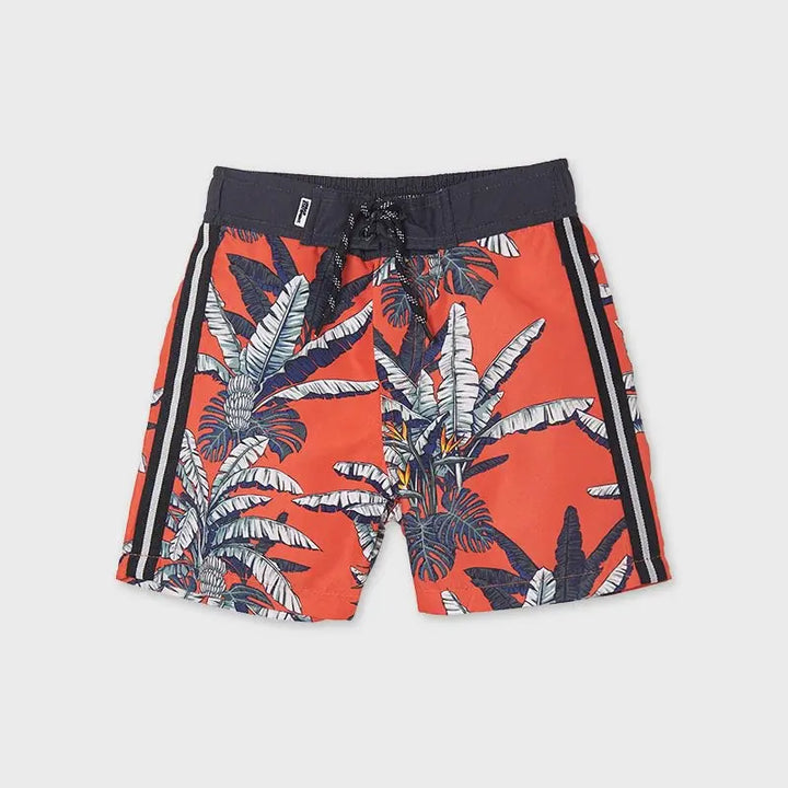 Tropical Stamp Swimsuit for Teen Boy Hibiscus Mayoral