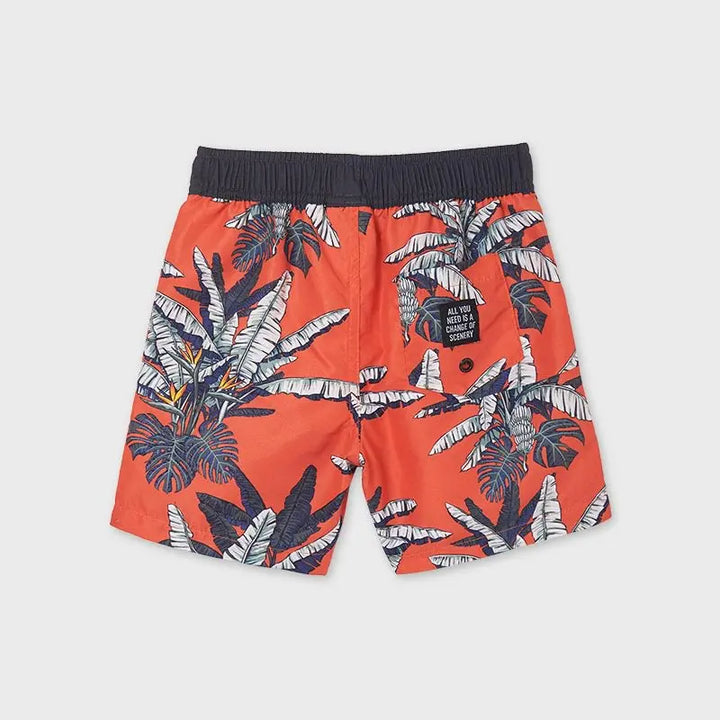 Tropical Stamp Swimsuit for Teen Boy Hibiscus Mayoral