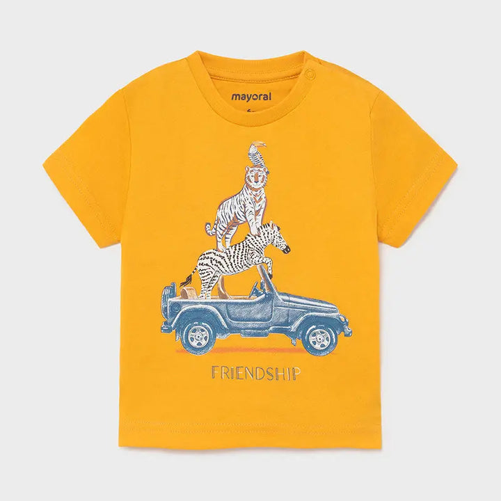 S/s T-shirt Friendship for Baby Boy Mango Mayoral