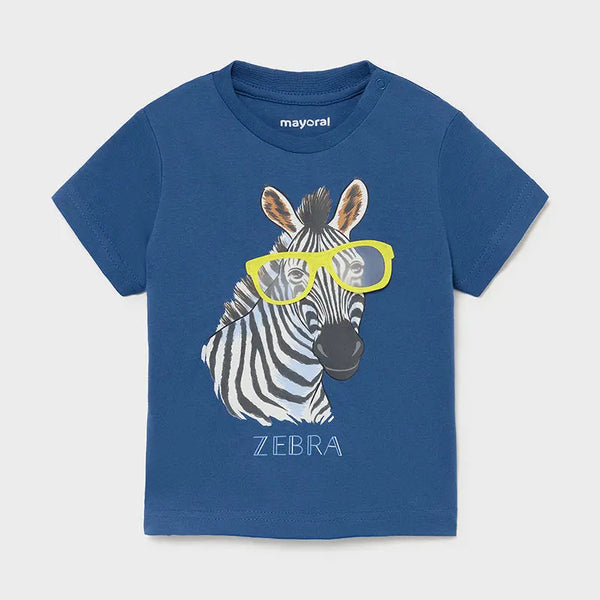 S/s T-shirt Play Zebra for Baby Boy Overseas Mayoral