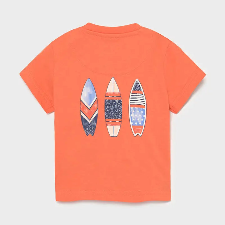 S/s T-shirt for Baby Boy Apricot Mayoral