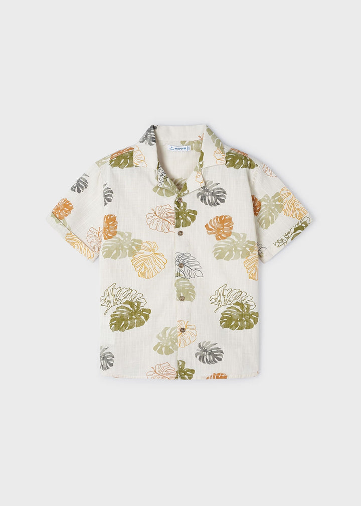 S/s buttondown shirt for boy- Mayoral kids clothing - Summer collection