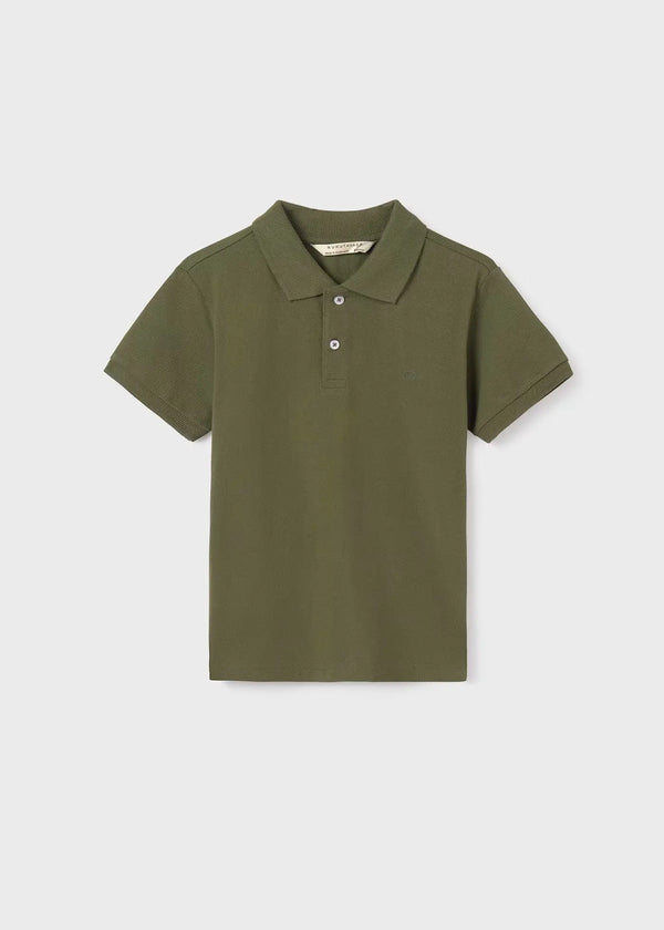 890 - Basic s/s polo for teen boy - Jungle Mayoral