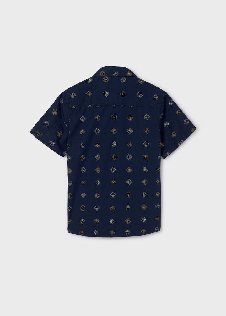 6117 - S/s shirt for teen boy - Navy - Kids Chic