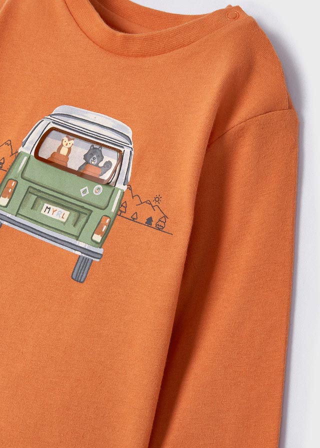 L/s shirt for baby boy - Carrot Mayoral