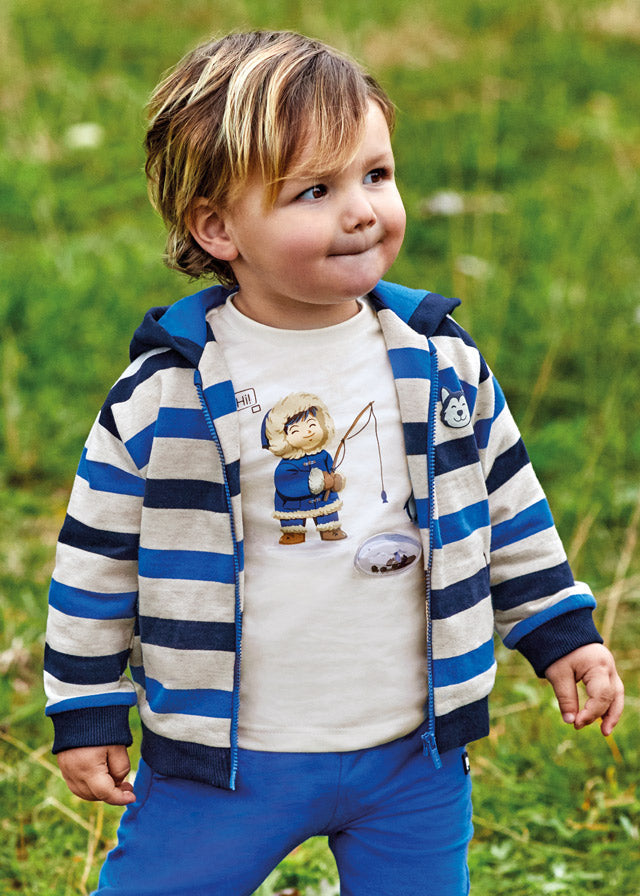 L/s shirt for baby boy - Cream Mayoral