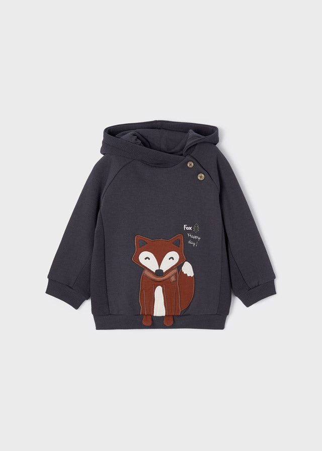 Hoodie for baby boy - Carbon Mayoral