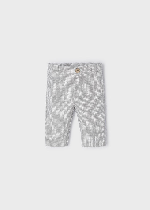 Dressy pants for newborn boy - Grey Mayoral