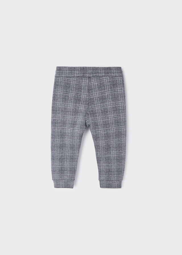 Plaid pants for baby boy - Heather gr Mayoral
