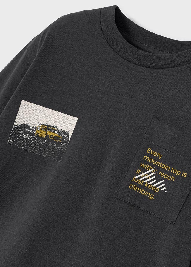 L/s shirt for boy - Carbon Mayoral