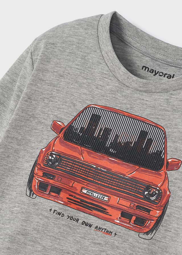L/s shirt for boy - Grey vigor Mayoral