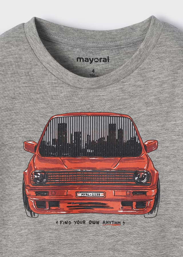 L/s shirt for boy - Grey vigor Mayoral
