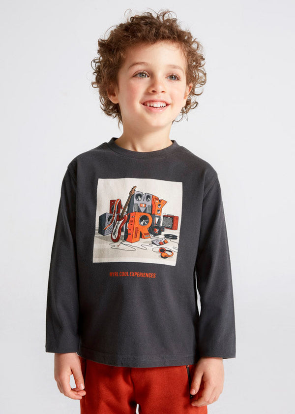 L/s shirt for boy - mercury Mayoral